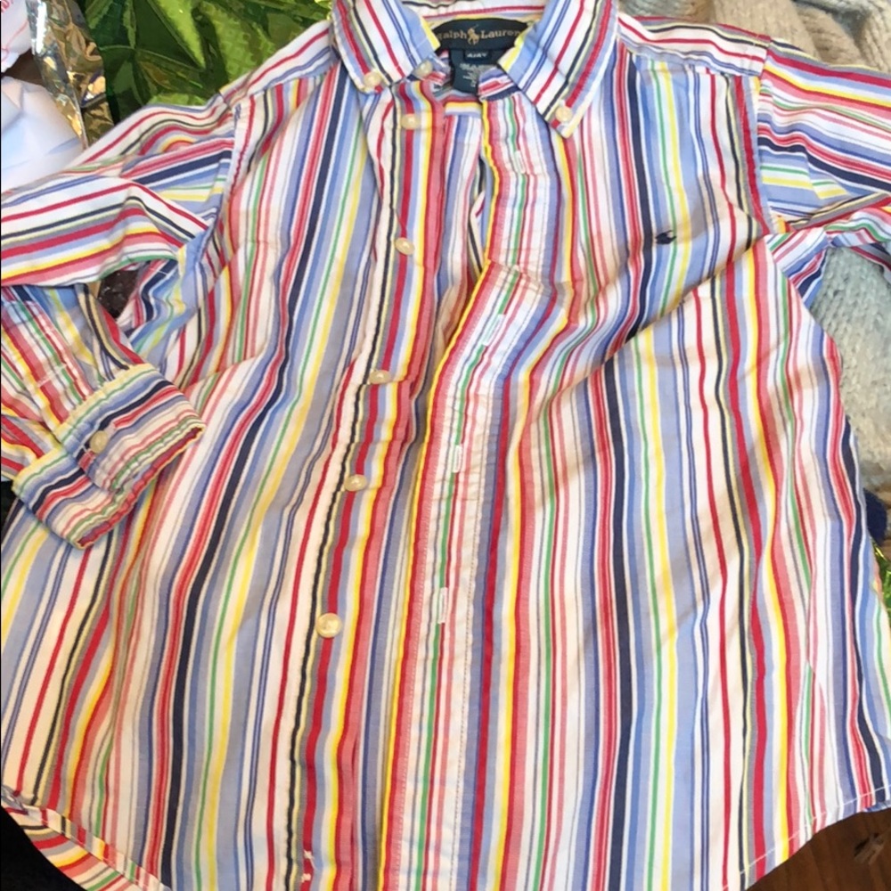 3/$20 Boys 4T Ralph Lauren Button Down